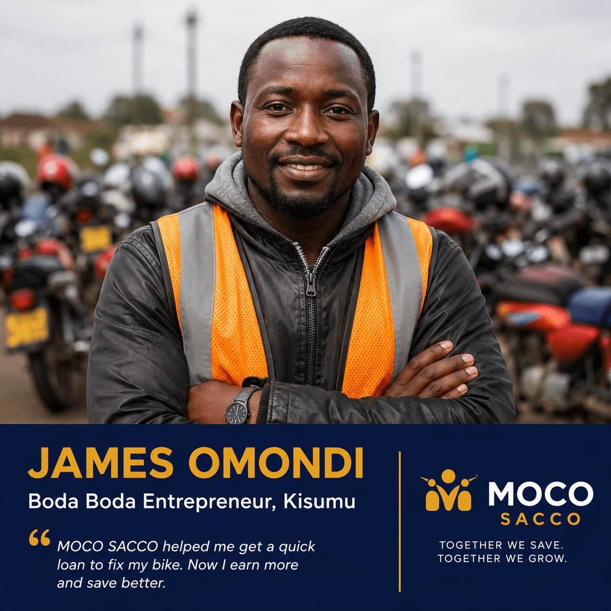 James, MOCO SACCO member